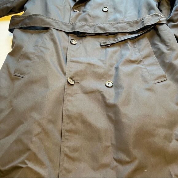 Botany 500 Men's Gray Trench Coat 40R - Picture 4 of 16